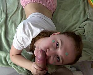 Pigtail Redhead Teen Gasps Oh No as Monster Cock Creampies Her Deep