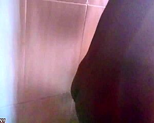 Soft ass babe bent over bathroom sink loves monster cock doggystyle pounding