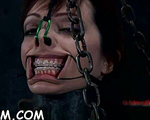 gagged babe bound for rough cunt pounding