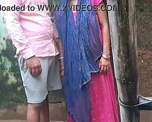 desi 18+ stepsis beams with joy after hot creampie from boss in bunny cosplay