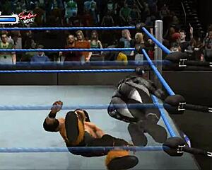 Marissa dominates John Morrison in intense fetish wrestling showdown