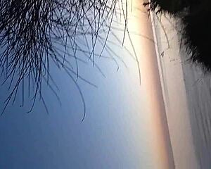 a big ass pawg's public seaside romp with monster bbc