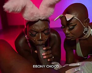 What a Creamy Nigerian Halloween Fuck with WildLagos and Gray Africana!