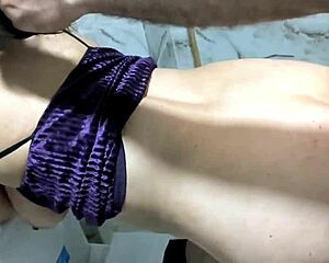 Big arab cock pounds hot wife ass deep in steamy shower creampie finish