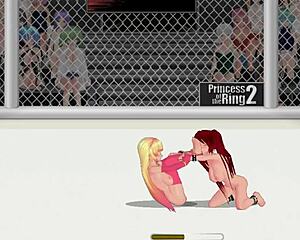 princess of the ring 2 sees paris clash hard against ember in street wrestling bout