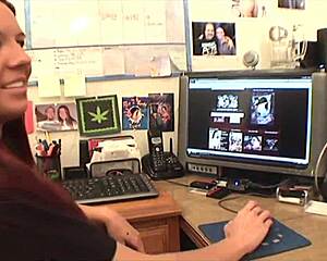 Misty Haze Delivers Steamy Footjob with Dirty Talk and Cumshot Explosion