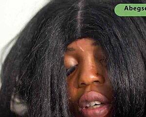 Fucked step bro on stairs squirting on huge BBC!