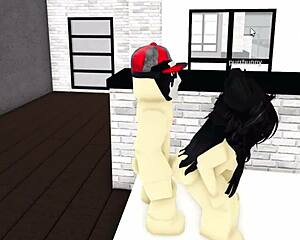 roblox emo teens fuck hard in wild group scene