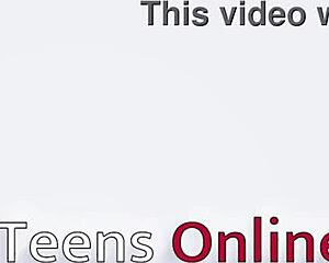 have you seen this teen student testing out her new fucking machine yet?