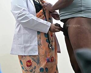 doctor's eyes pop seeing this tiny 18+ patient's pathetic small cock up close