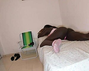 negona exhausted from trip but takes cock in pussy and swallows cum 😩💦 fernanda chocolatte with joao o safado