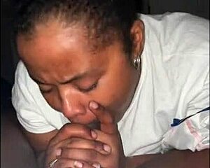 guccicapone's fat bbw sneaks for homemade bbc monster cock blowjob