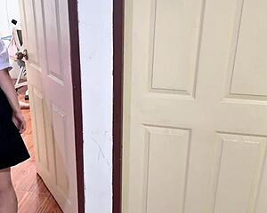 hey student, caught you stroking on my sofa—wanna creampie my wet pussy now??