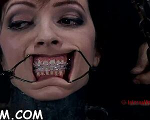 gagged babe bound for rough cunt pounding