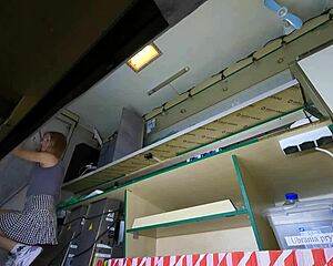 one day this silly hot blonde slut finds my hidden cam while i fuck her wet shaved pussy