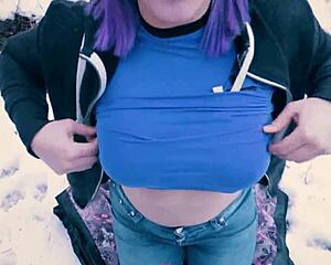 ever tried a public blowjob in snowy park?