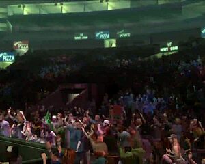 Marissa dominates John Morrison in intense fetish wrestling showdown