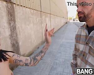 tabatha's sexy underwear sparks wild public outdoor pounding with petite teen