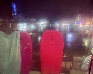 Spraying thick cum loads all over her big tits