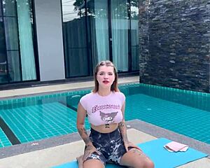 eighteen year old stepsis yoga bend over big ass fucked rough homemade by old guy wet pussy deepthroat? 