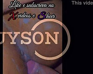 Hey look at that curvy cunhada's pussy dripping cum after bent over doggystyle creampie