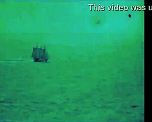 vintage hairy pussy teased outdoors with retro pooch play