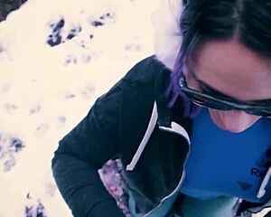 ever tried a public blowjob in snowy park?