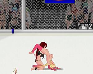 princess of the ring 2 sees paris clash hard against ember in street wrestling bout