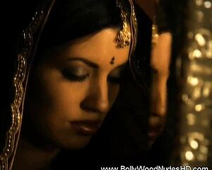 Exotic Indian Milf Brunette Dances Sensually Stripping Nude Teasing Horny Lover