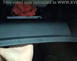 I cum hard all over my sister-in-law's panties while she masturbates nearby