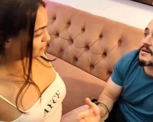 Heart pounding blackmail roleplay with cute latina in stockings begging for mercy