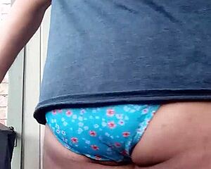 i sneak into my wife's panty drawer and tease my cock all day long