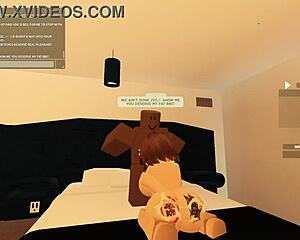 Overwhelmed by Massive Black Cock in Roblox Ecstasy