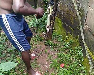 ever had sex with a plantain in the garden? oiled young fun! 🌿🍌💦