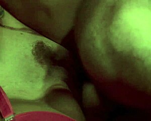 Shaved milf in heels bends over for intense bisexual threesome doggystyle