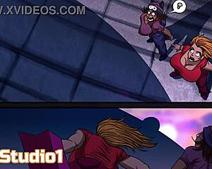 Be Charlotte's Giantess with Inflating Huge Boobs Riding Tall!