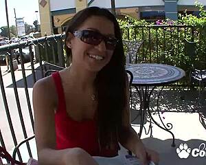 spanish babe ann marie rios gets her face messily covered