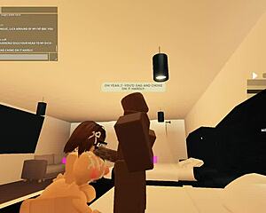 Overwhelmed by Massive Black Cock in Roblox Ecstasy