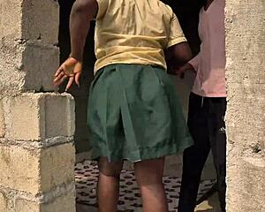 Nigerian Village Schoolgirl's Secret Jungle Rendezvous Beckons