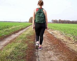 milf, those black tights hugging your ass while teasing in yoga leggings got me spying hard?