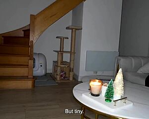 hey madbros 🎄 im suiting up as curvy christmas fuck doll luna doll for big black cock surprise!