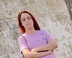 Pull out cock show redhead beg info outdoor bukkake style