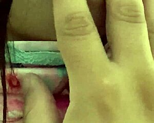 caressing curvy latina teen's soft body till she gives virgin pussy