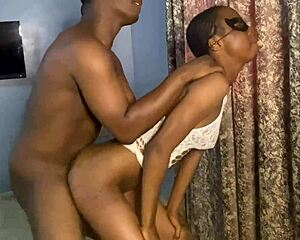 Curvy Ebony Babe Craves Deep Backshots in Her Tight Pussy Early Morning