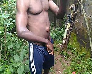 ever had sex with a plantain in the garden? oiled young fun! 🌿🍌💦