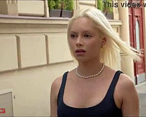 Rough anal creampie with monster cock gaping pussy in heels