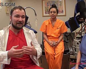 Spy Cam Catches Mia Sanchez Student Gyno Exam Spread