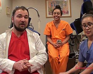 Spy Cam Catches Mia Sanchez Student Gyno Exam Spread