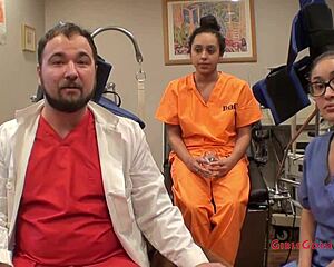 Spy Cam Catches Mia Sanchez Student Gyno Exam Spread