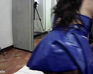 milf's big ass rocks fishnets before facial blast 💦